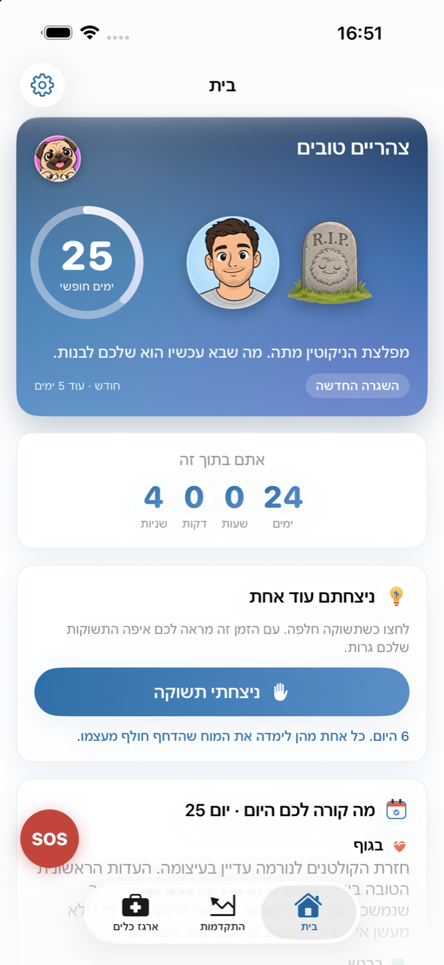 המצבה של מפלצת הניקוטין ביום העשרים וארבעה